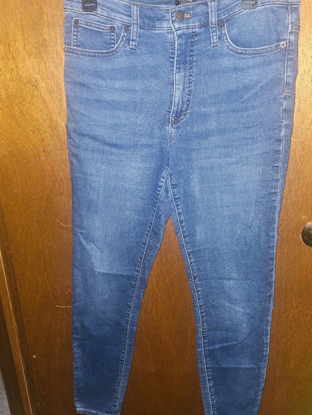 J.Crew 9" Mid-Rise Skinny Jeans Medium Wash Size 30 Tall